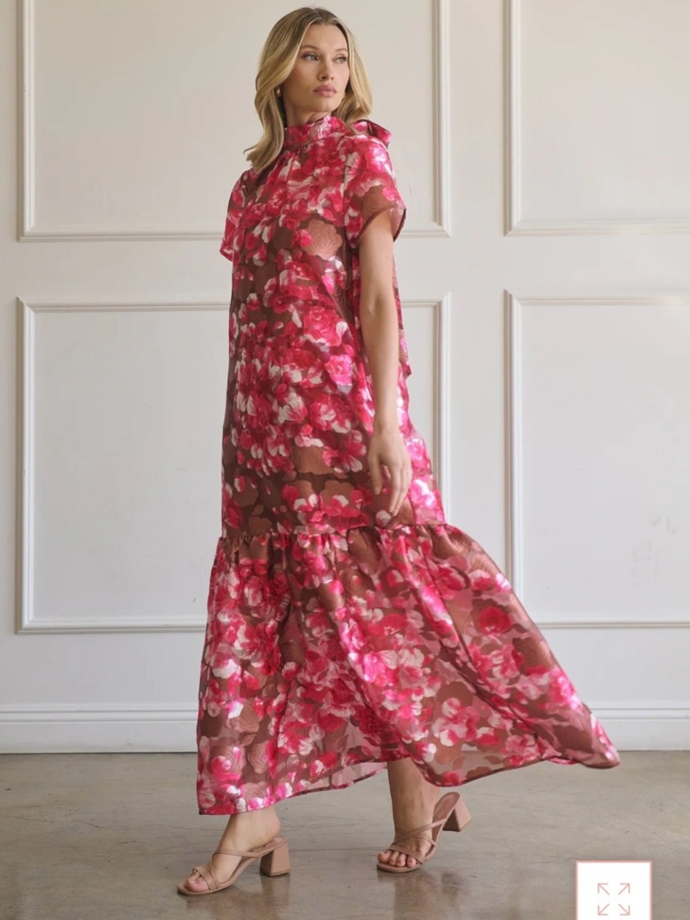 Sugarlips Mersin Organza Maxi Dress L - Picture 2 of 14